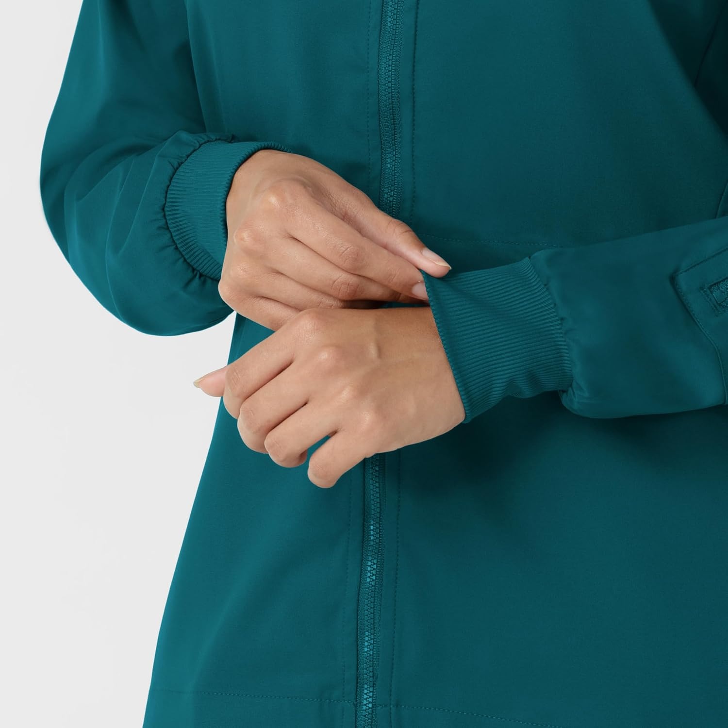 image:imageWINK Boundless Womens Warm Up Scrub JacketCaribbean