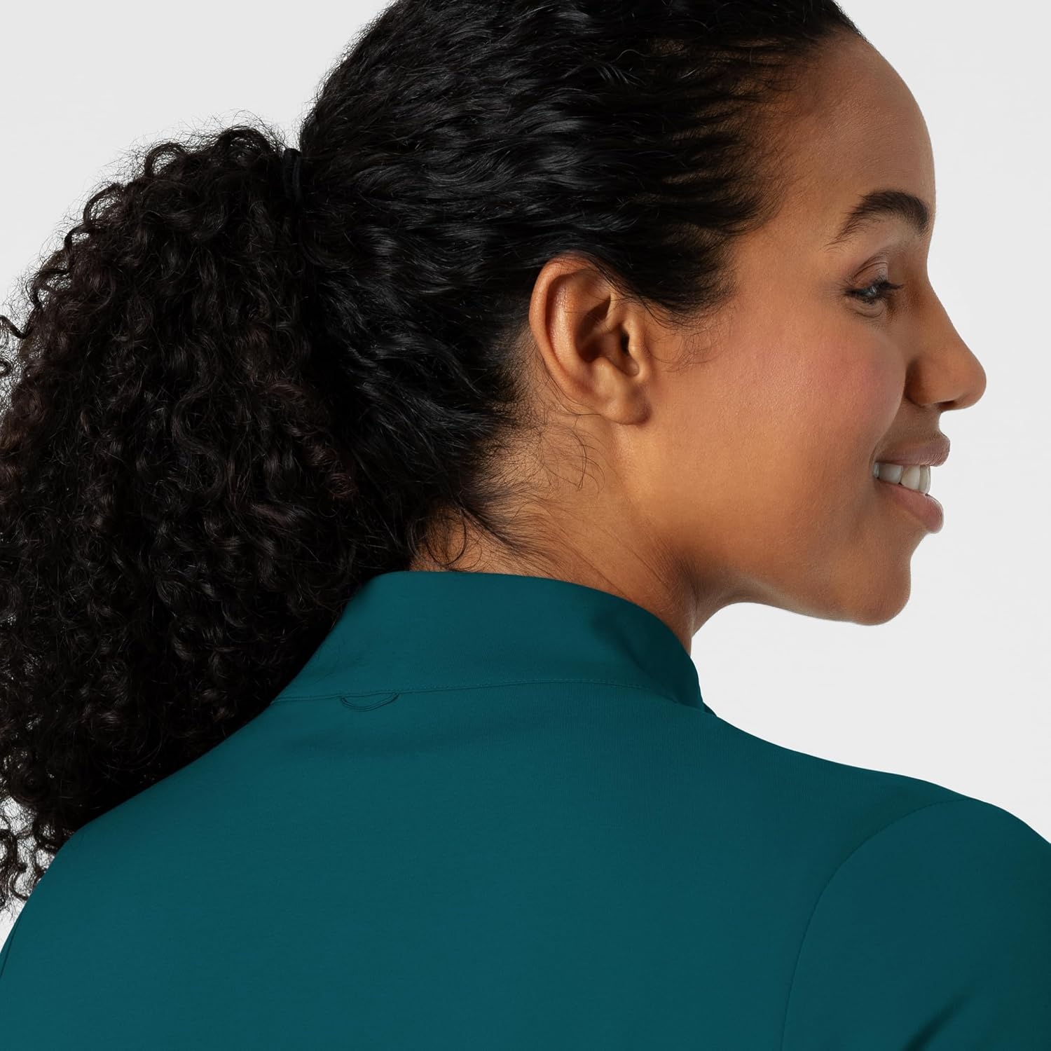 image:imageWINK Boundless Womens Warm Up Scrub JacketCaribbean