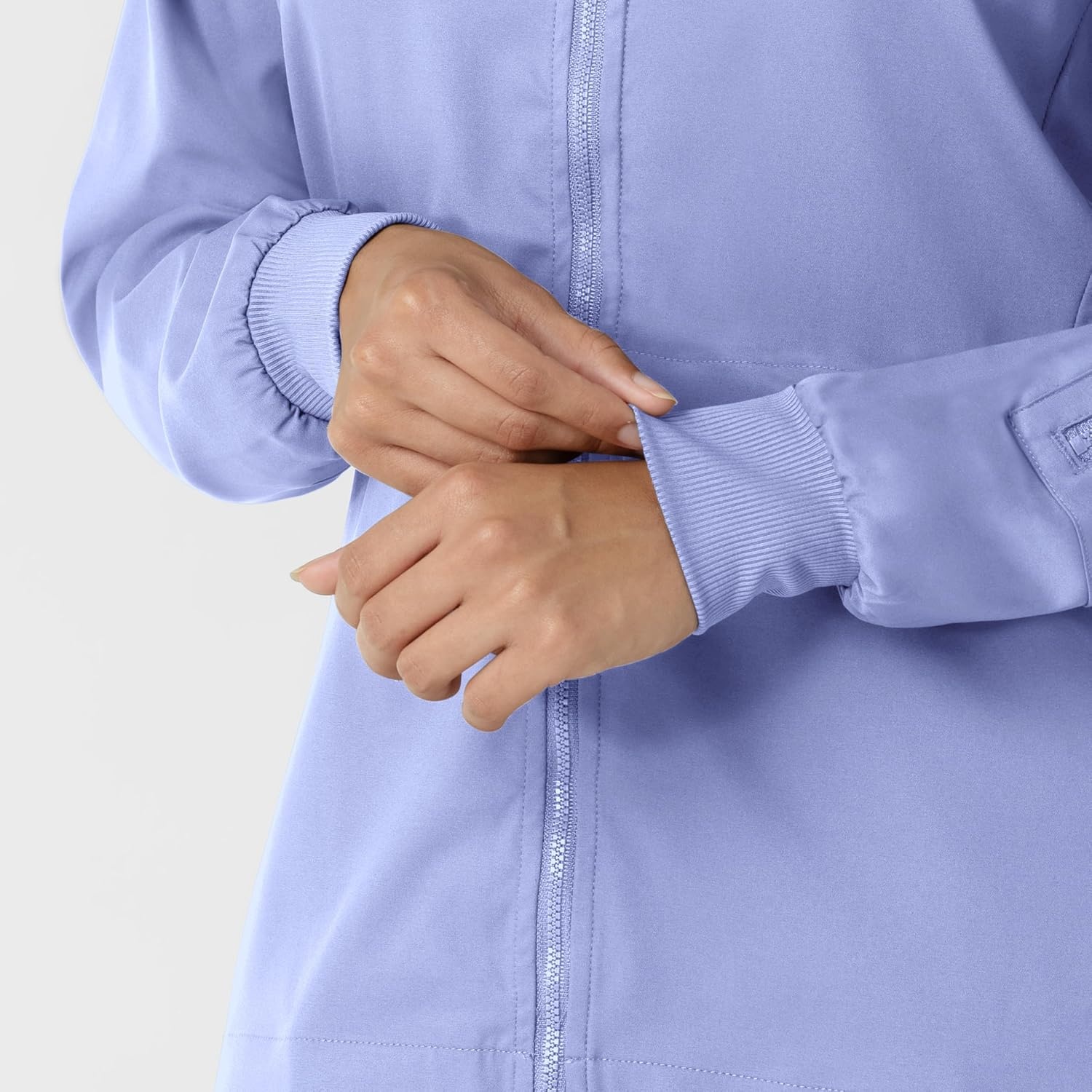 image:imageWINK Boundless Womens Warm Up Scrub JacketCeil Blue