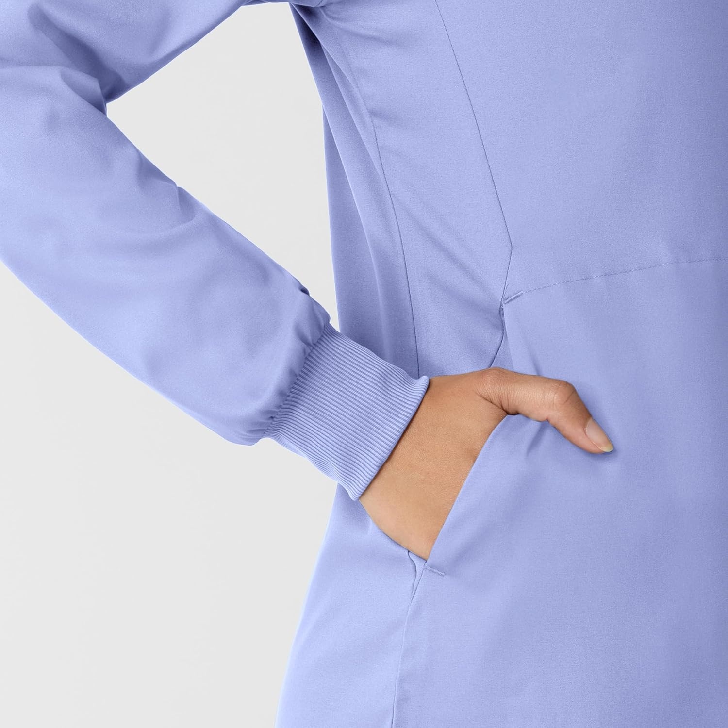 image:imageWINK Boundless Womens Warm Up Scrub JacketCeil Blue