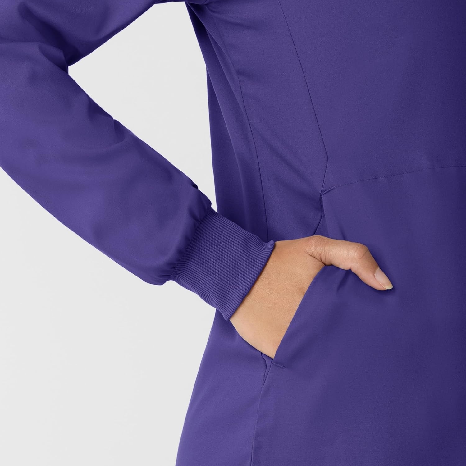 image:imageWINK Boundless Womens Warm Up Scrub JacketGrape
