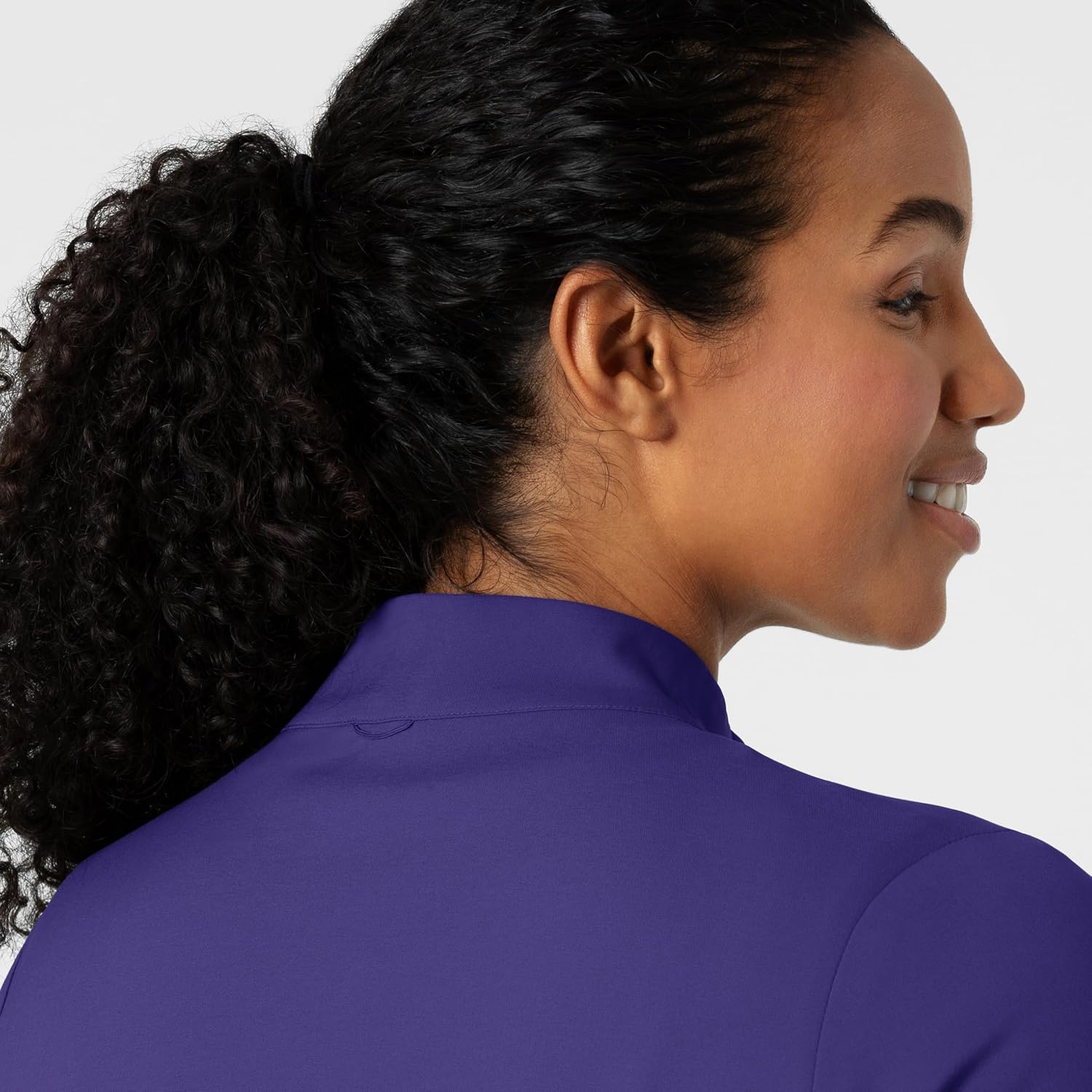 image:imageWINK Boundless Womens Warm Up Scrub JacketGrape