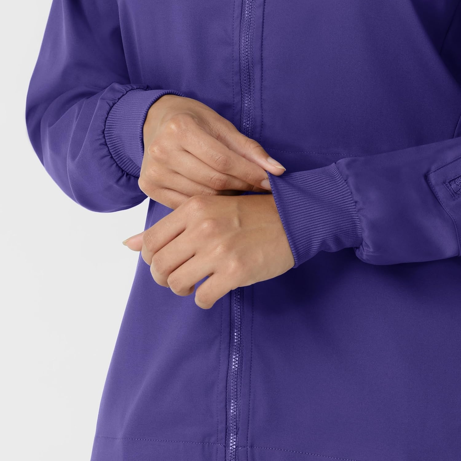 image:imageWINK Boundless Womens Warm Up Scrub JacketGrape