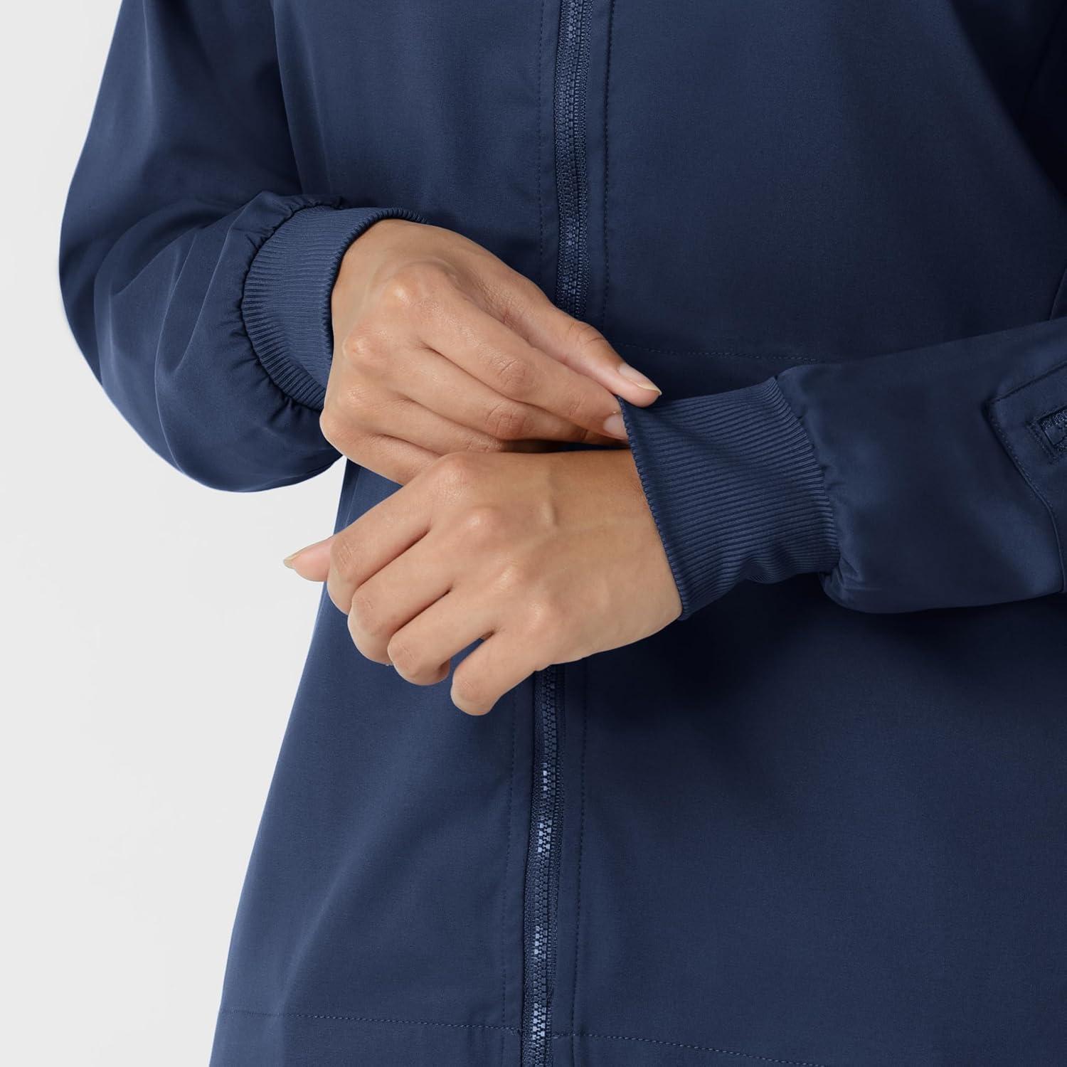 image:imageWINK Boundless Womens Warm Up Scrub JacketNavy