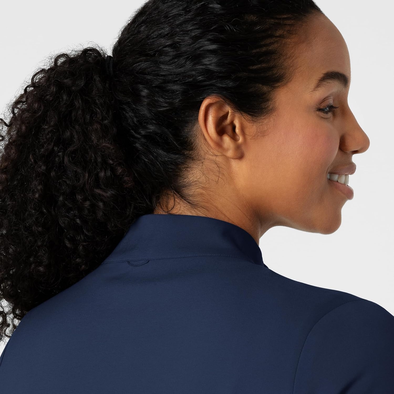image:imageWINK Boundless Womens Warm Up Scrub JacketNavy