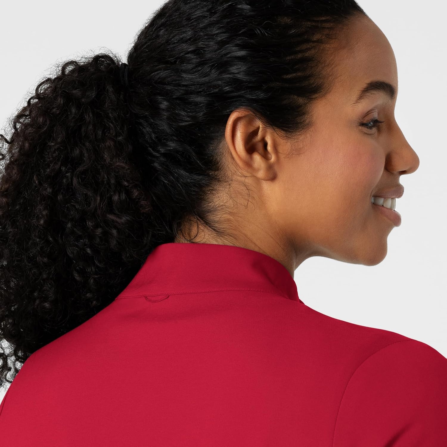 image:imageWINK Boundless Womens Warm Up Scrub JacketRed