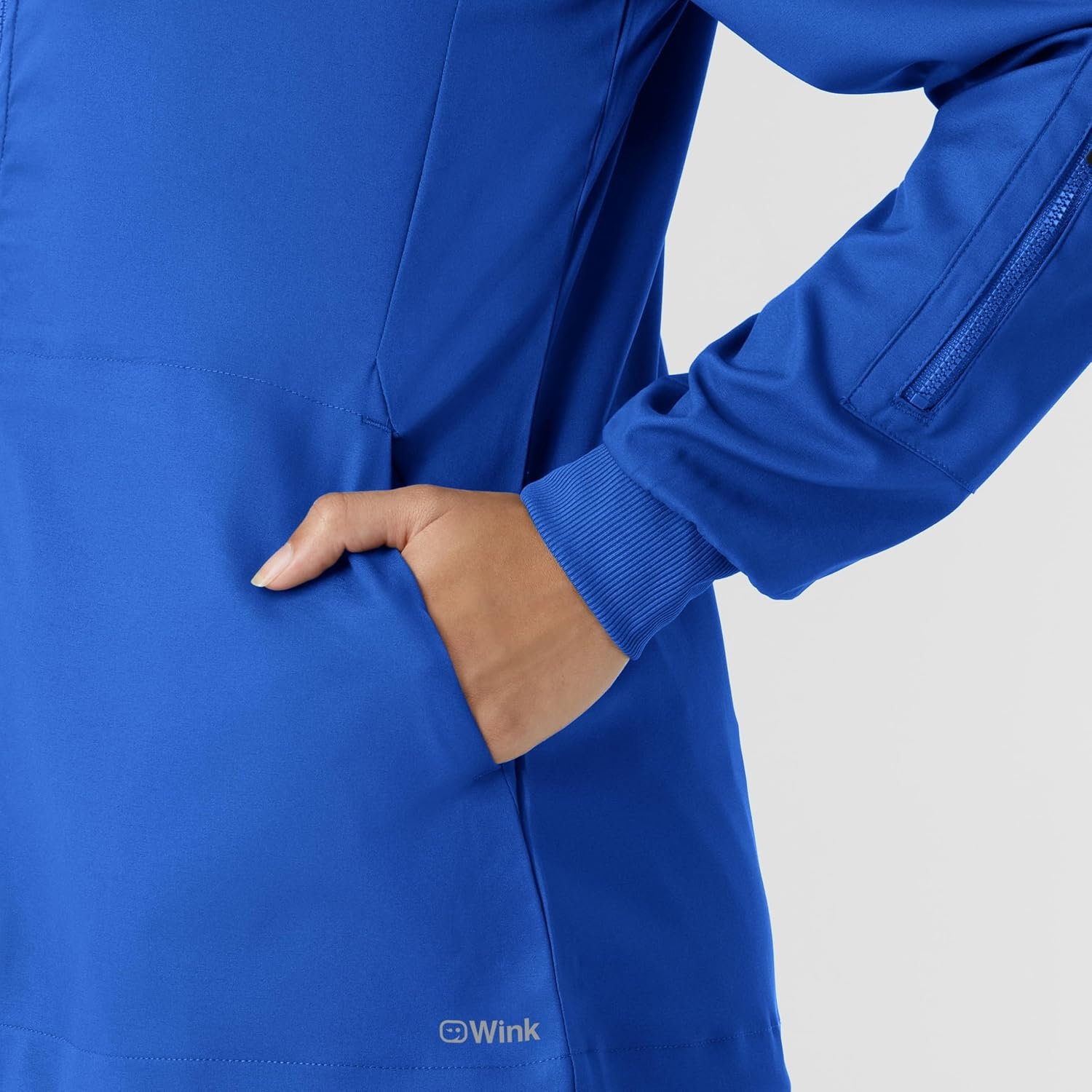 image:imageWINK Boundless Womens Warm Up Scrub JacketRoyal