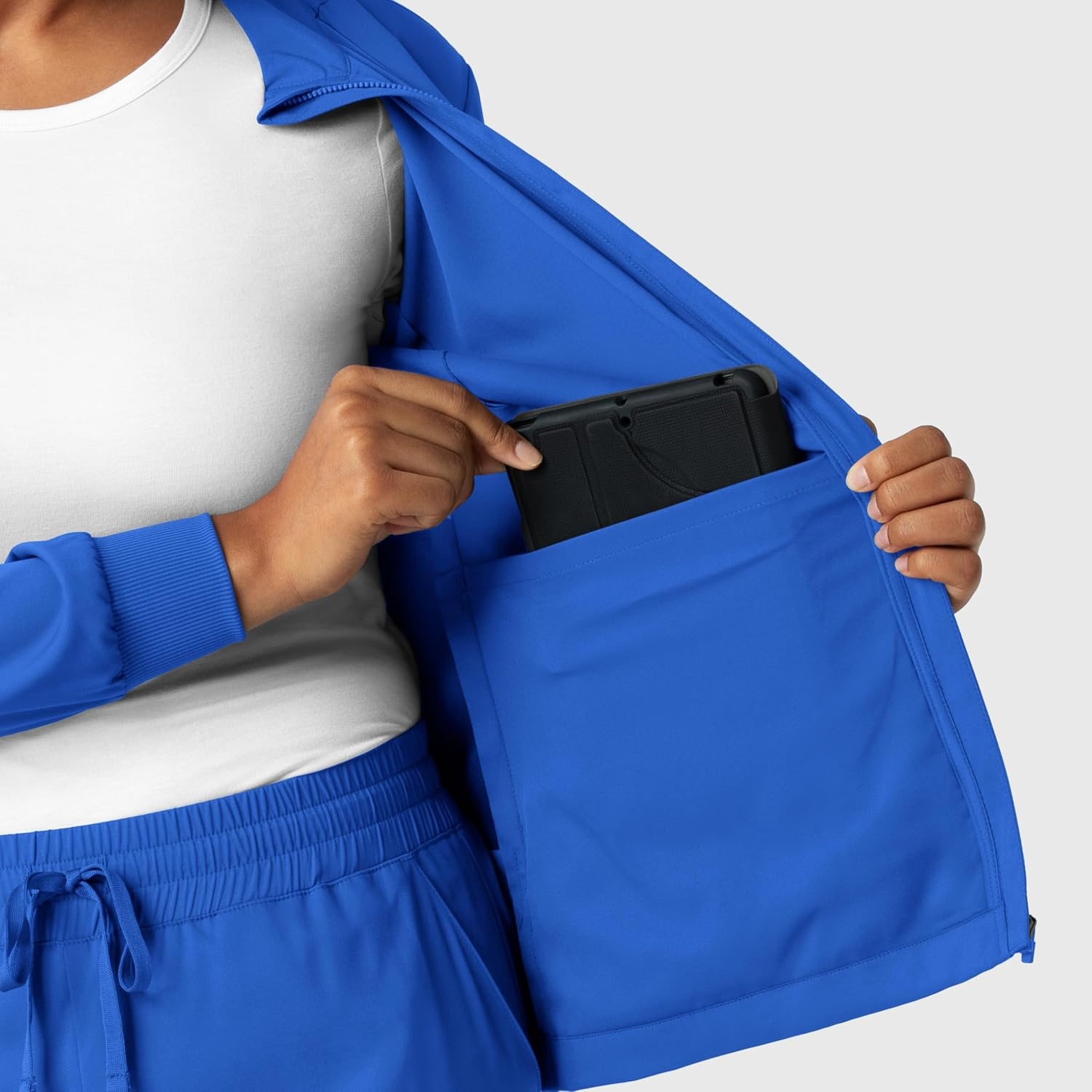 image:imageWINK Boundless Womens Warm Up Scrub JacketRoyal