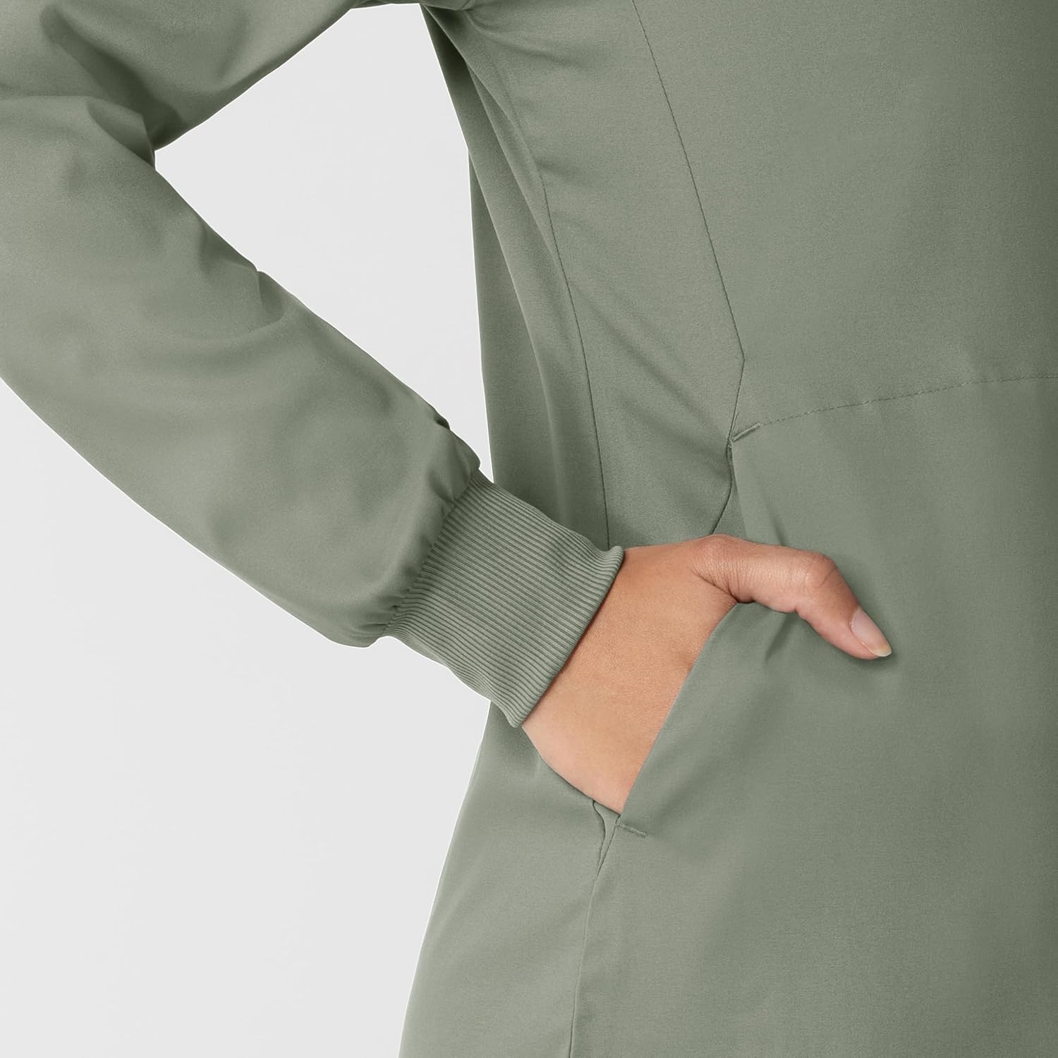 image:imageWINK Boundless Womens Warm Up Scrub JacketSage
