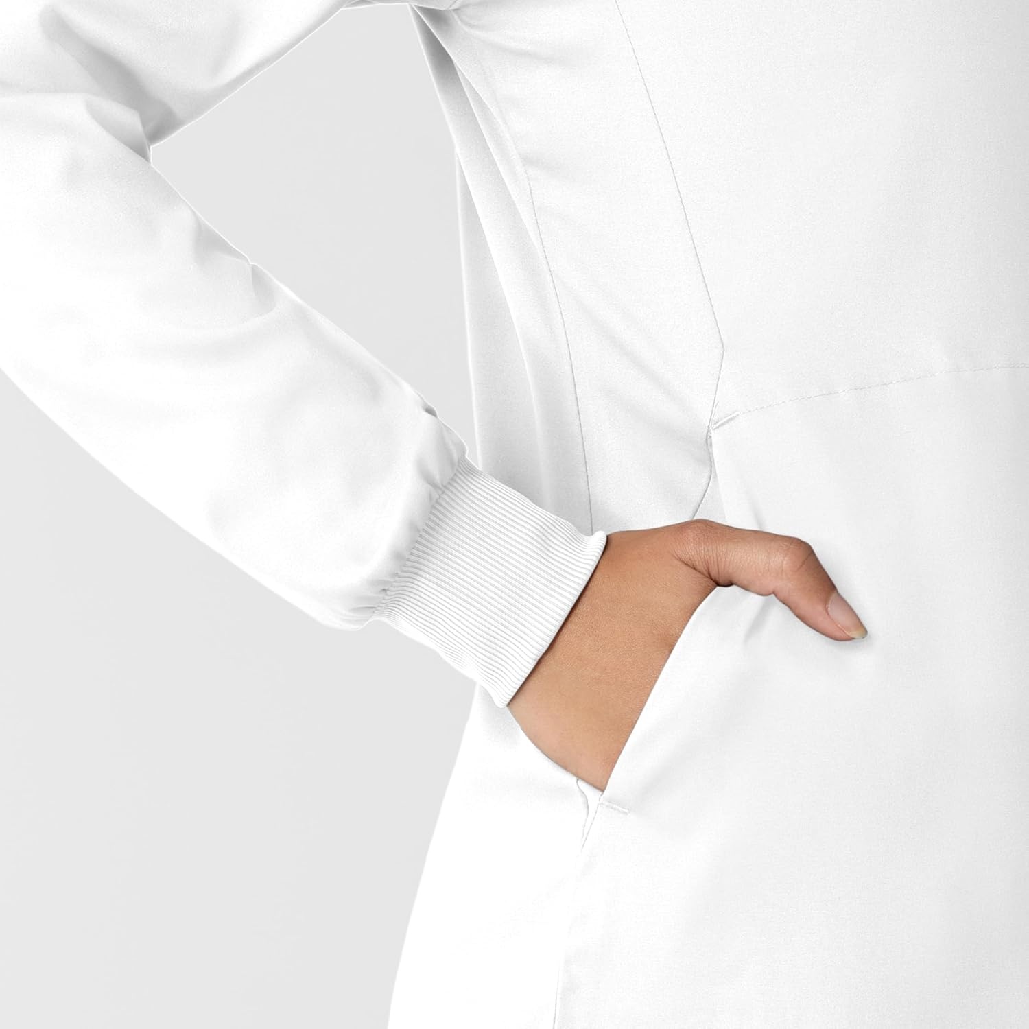 image:imageWINK Boundless Womens Warm Up Scrub JacketWhite