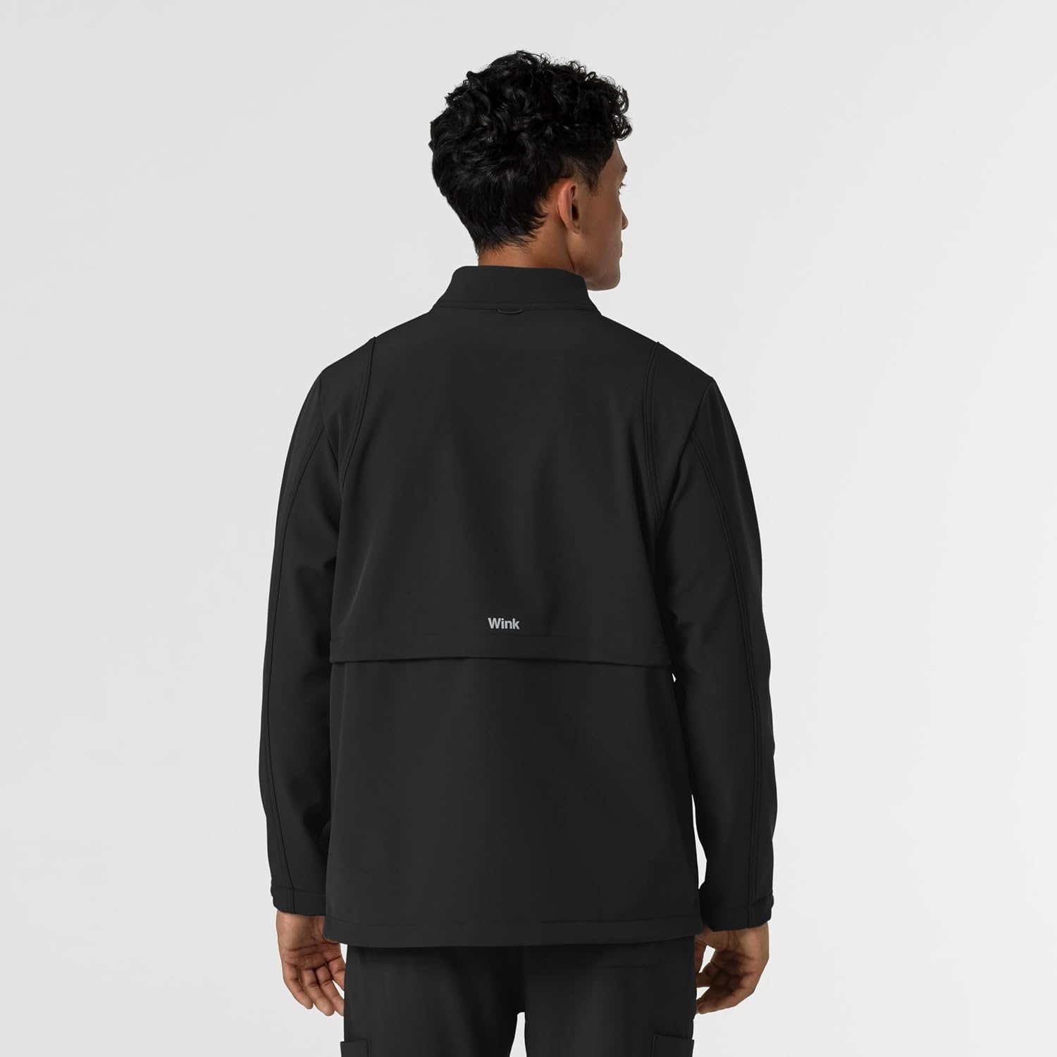 image:imageWINK Mens Mens Soft Shell Scrub JacketBlack