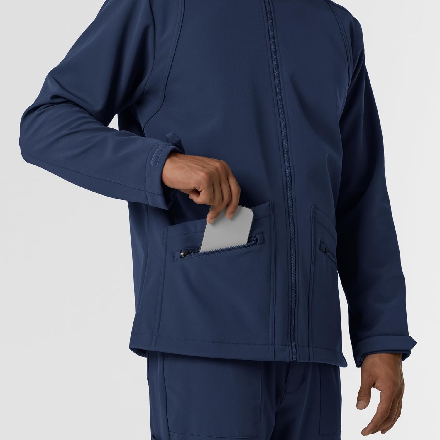 image:imageWINK Mens Mens Soft Shell Scrub JacketNavy