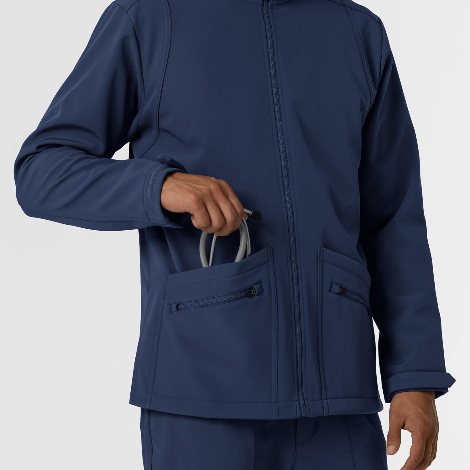 image:imageWINK Mens Mens Soft Shell Scrub JacketNavy