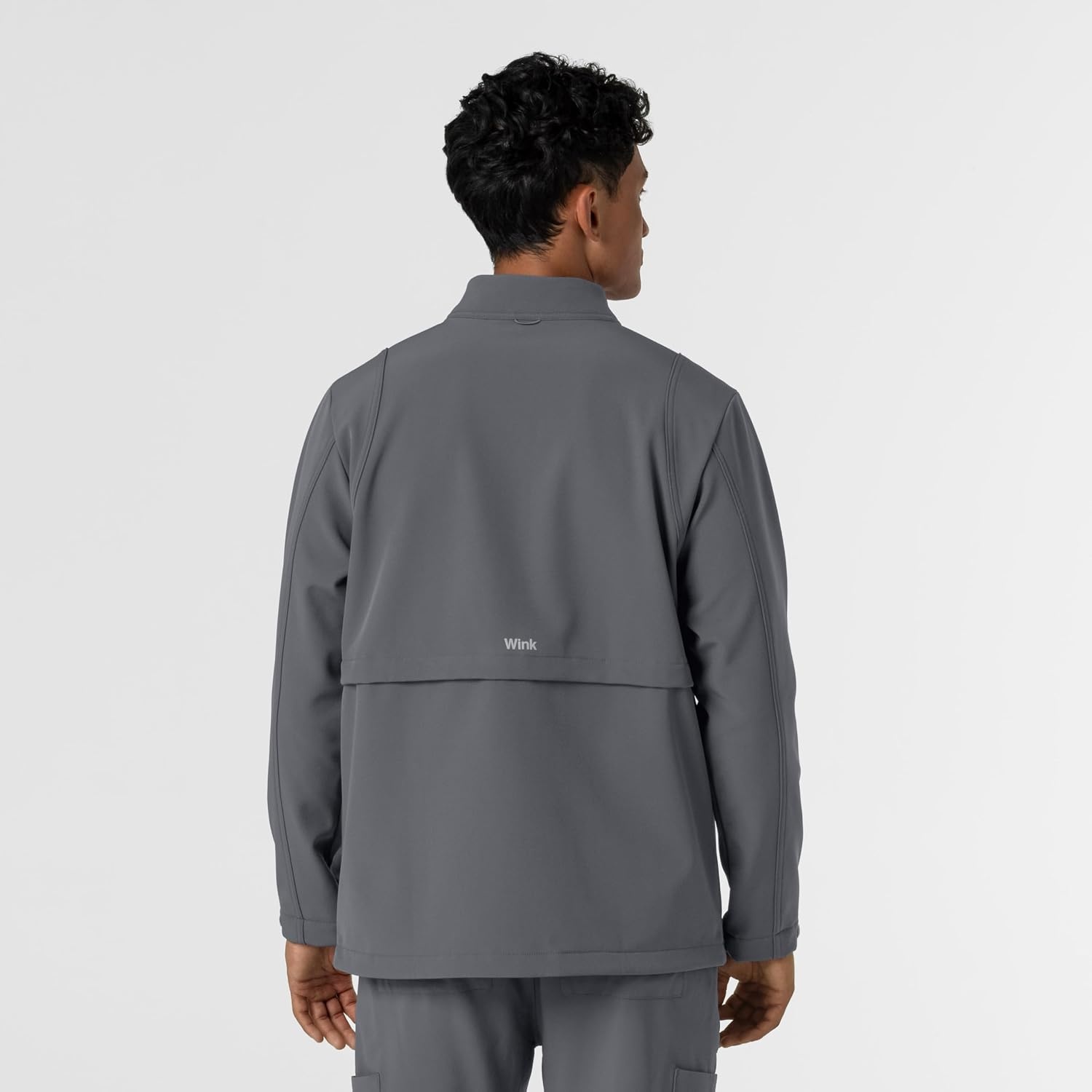 image:imageWINK Mens Mens Soft Shell Scrub JacketPewter
