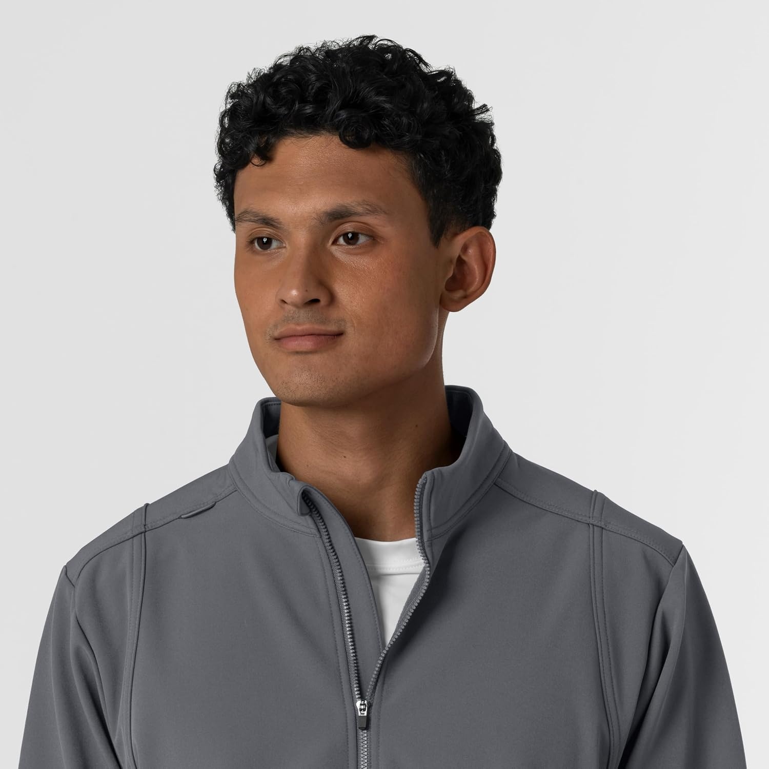 image:imageWINK Mens Mens Soft Shell Scrub JacketPewter
