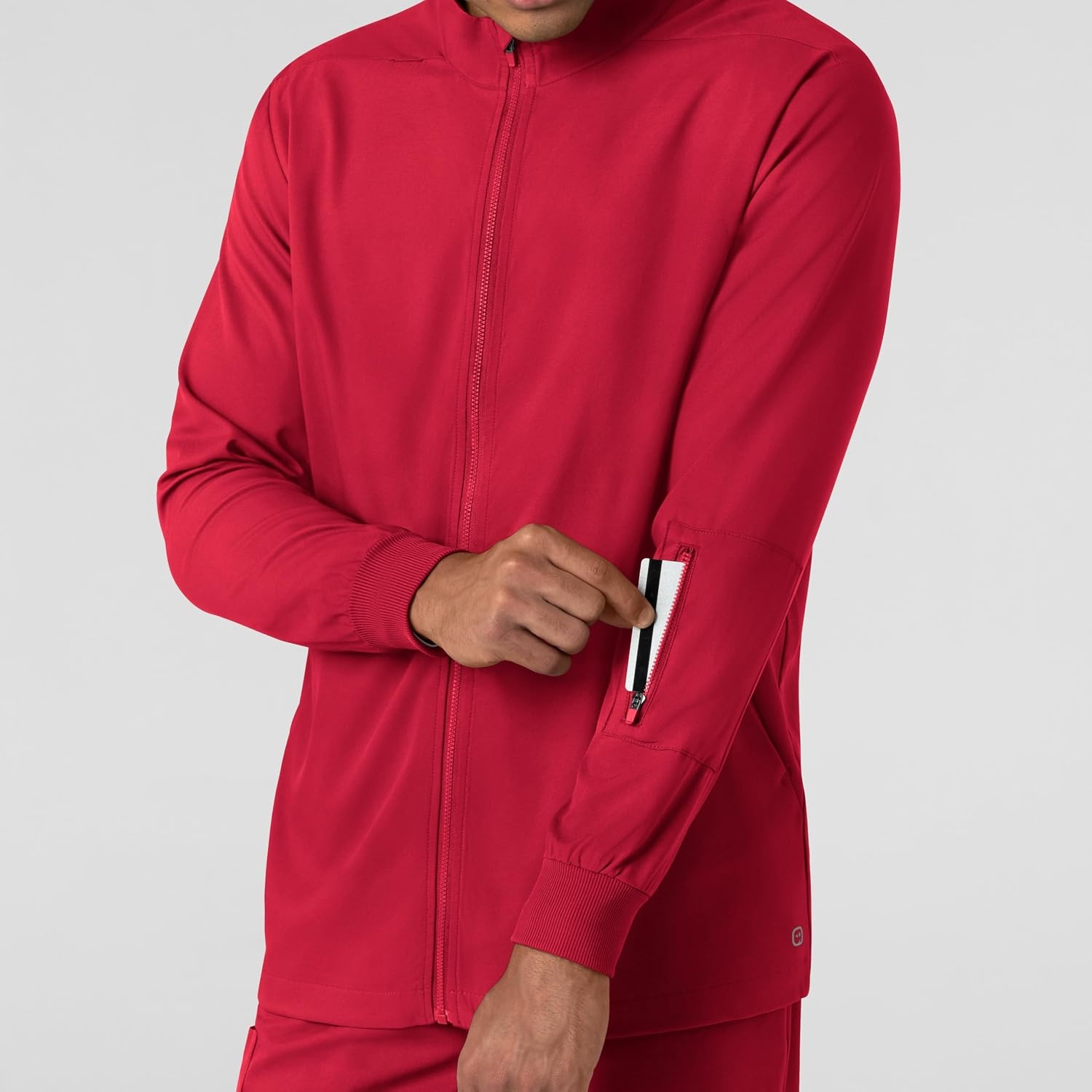 image:imageWINK Mens Mens Warm Up Scrub JacketRed