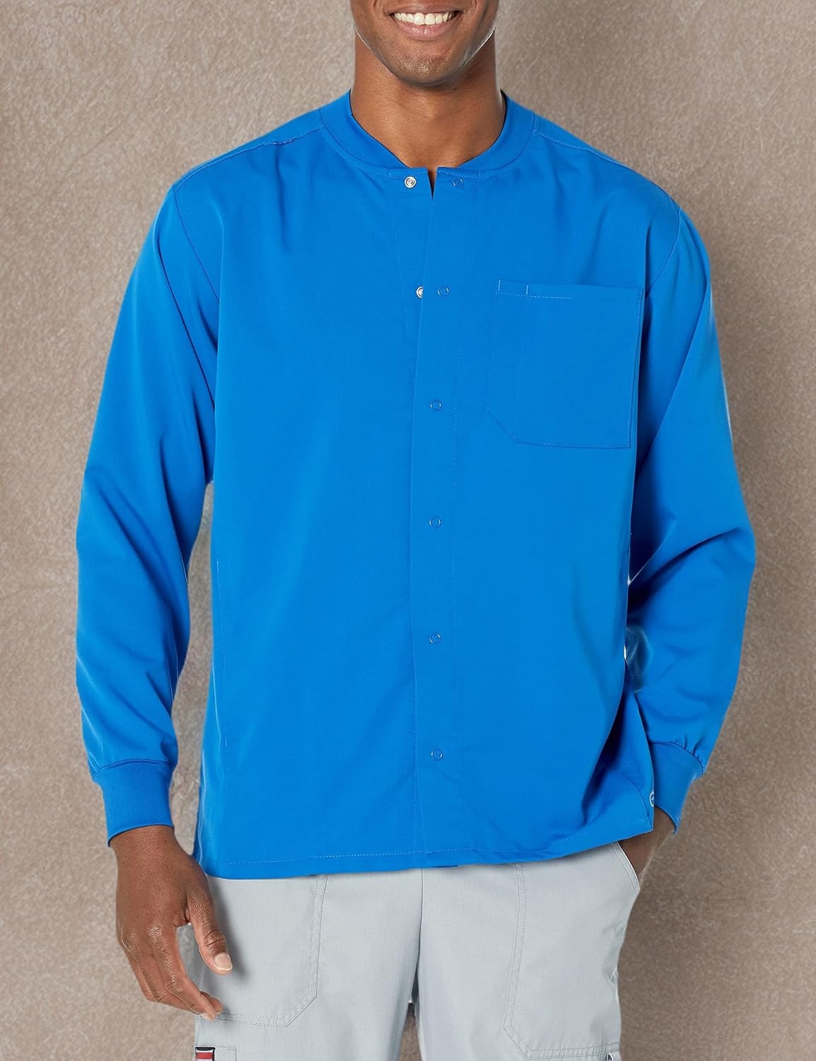 image:imageWINK PRO Mens Snap Front WarmUp JacketRoyal