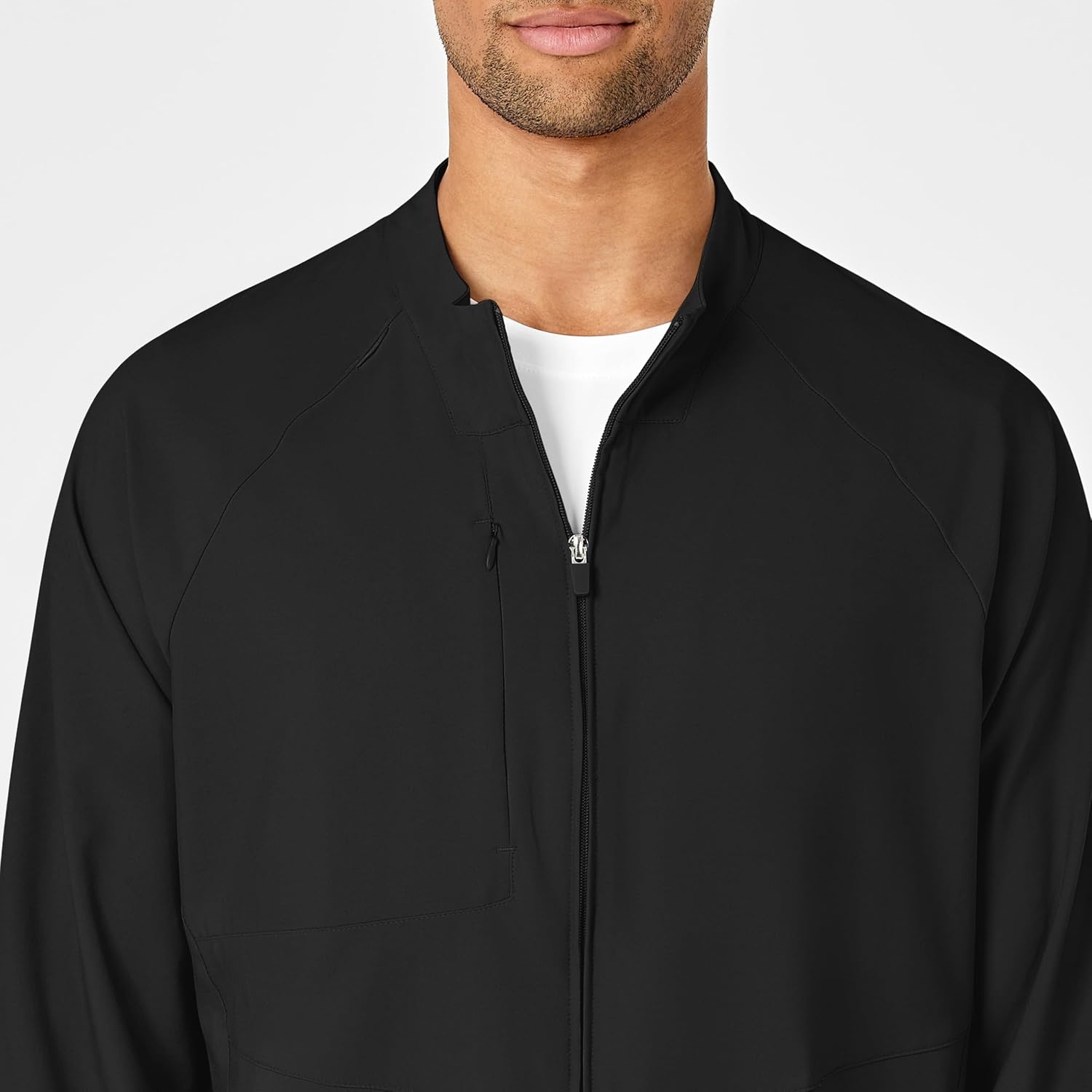image:imageWINK W123 Mens Zip Front Warm Up JacketBlack