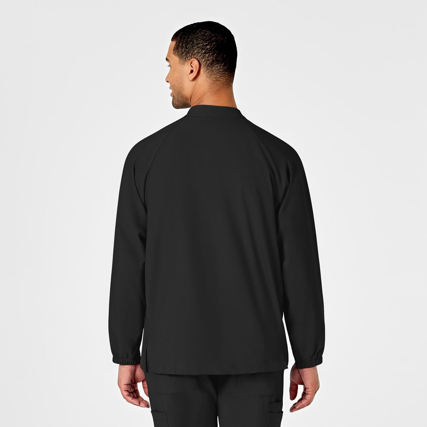 image:imageWINK W123 Mens Zip Front Warm Up JacketBlack