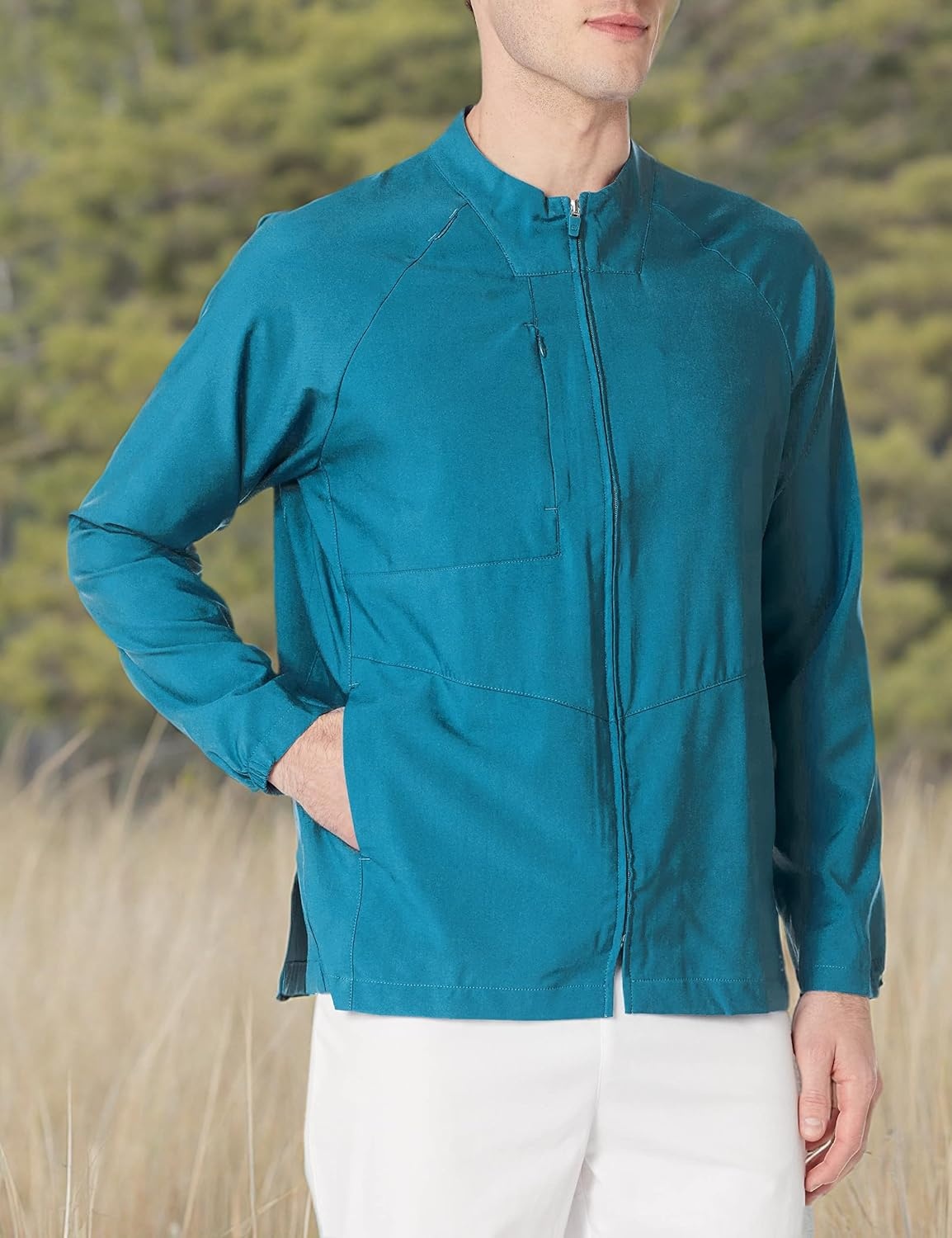 image:imageWINK W123 Mens Zip Front Warm Up JacketCaribbean Blue