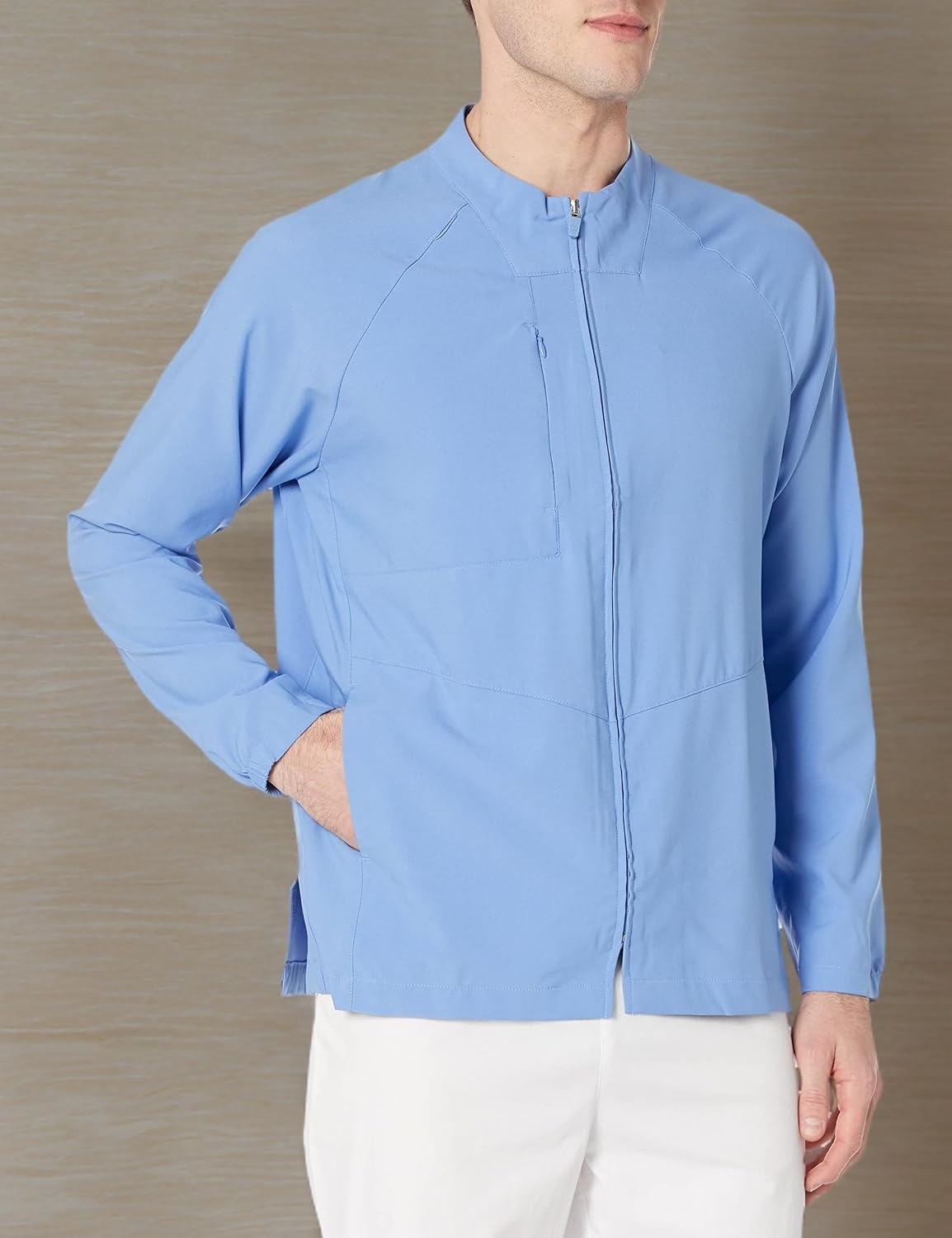 image:imageWINK W123 Mens Zip Front Warm Up JacketCeil Blue