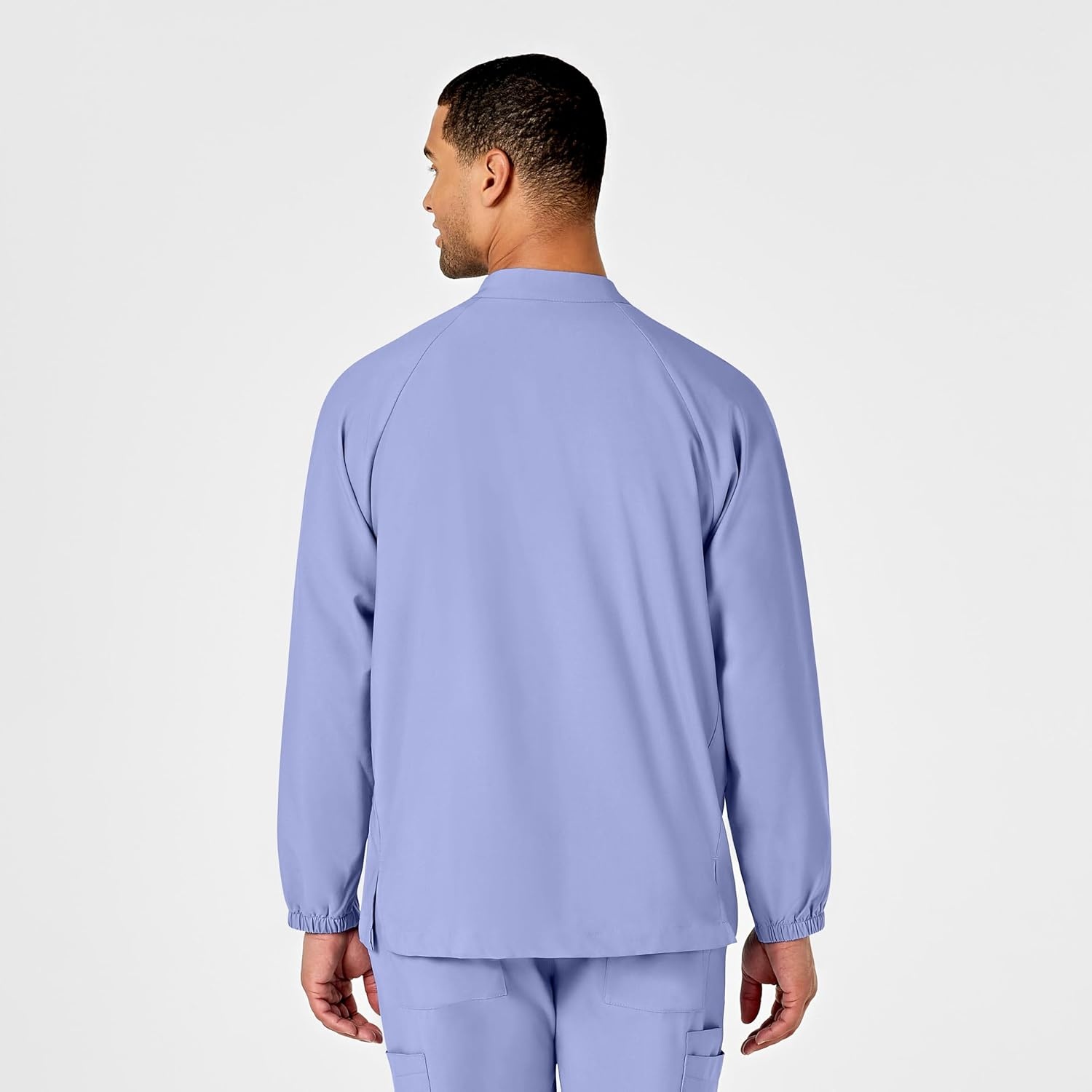 image:imageWINK W123 Mens Zip Front Warm Up JacketCeil Blue