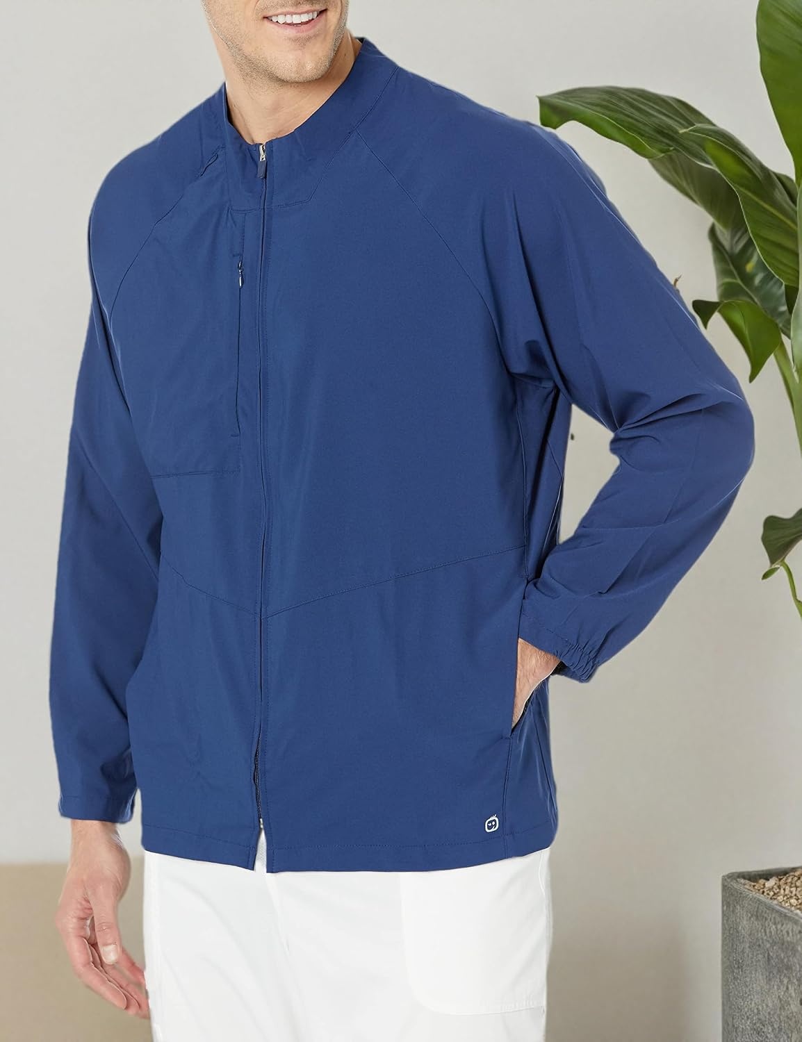 image:imageWINK W123 Mens Zip Front Warm Up JacketNavy