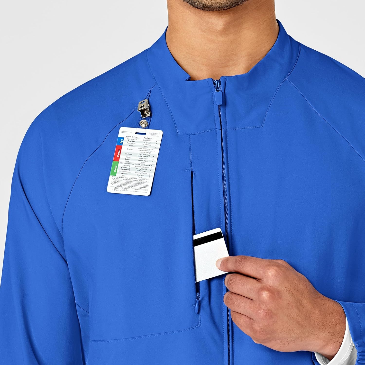 image:imageWINK W123 Mens Zip Front Warm Up JacketRoyal