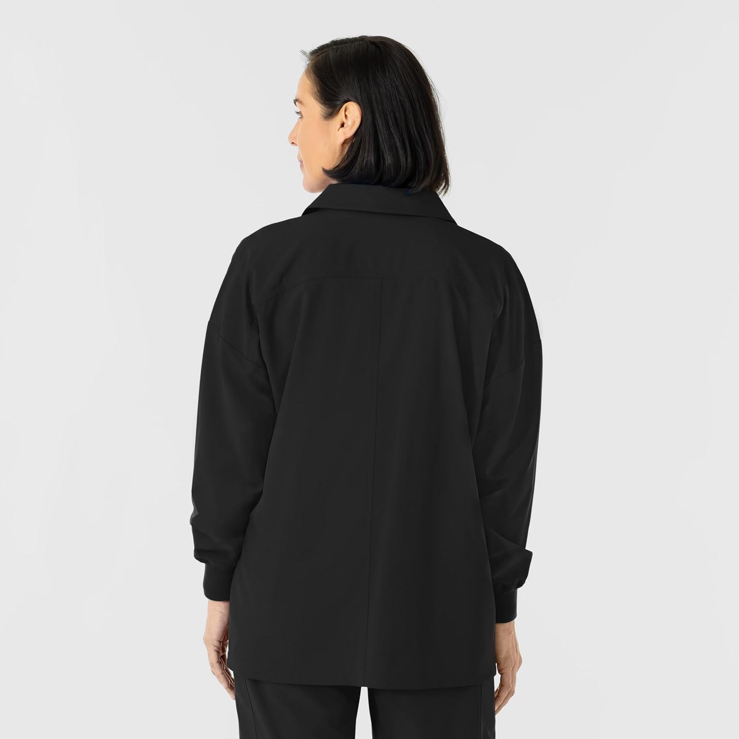 image:imageWINK Womens Womens Scrub Shirt JacketBlack