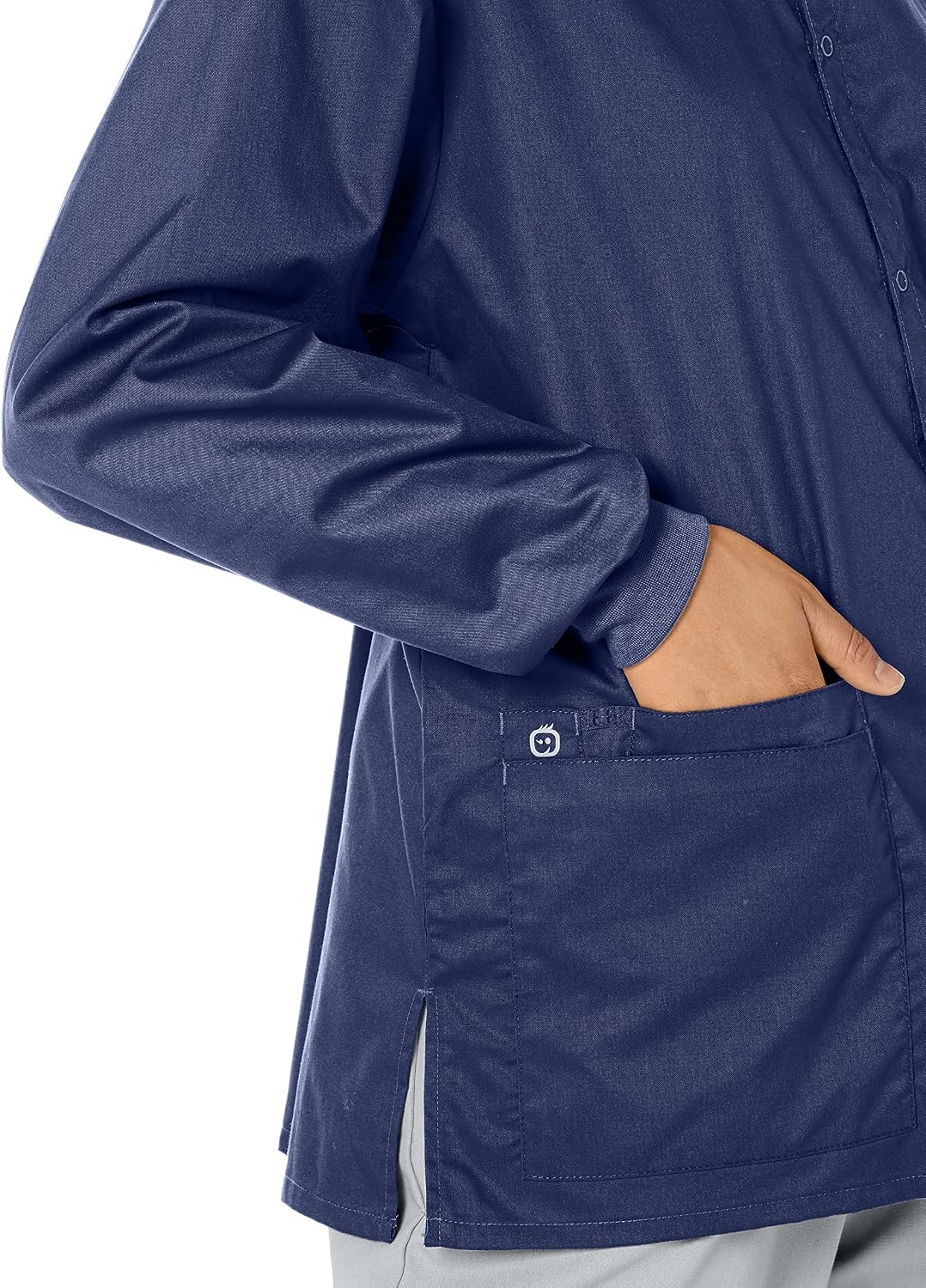 image:imageWink Unisex Adult Snap Front JacketNavy