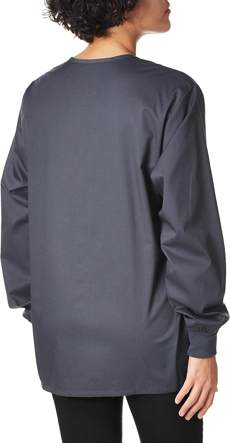 image:imageWink Unisex Adult Snap Front JacketPewter