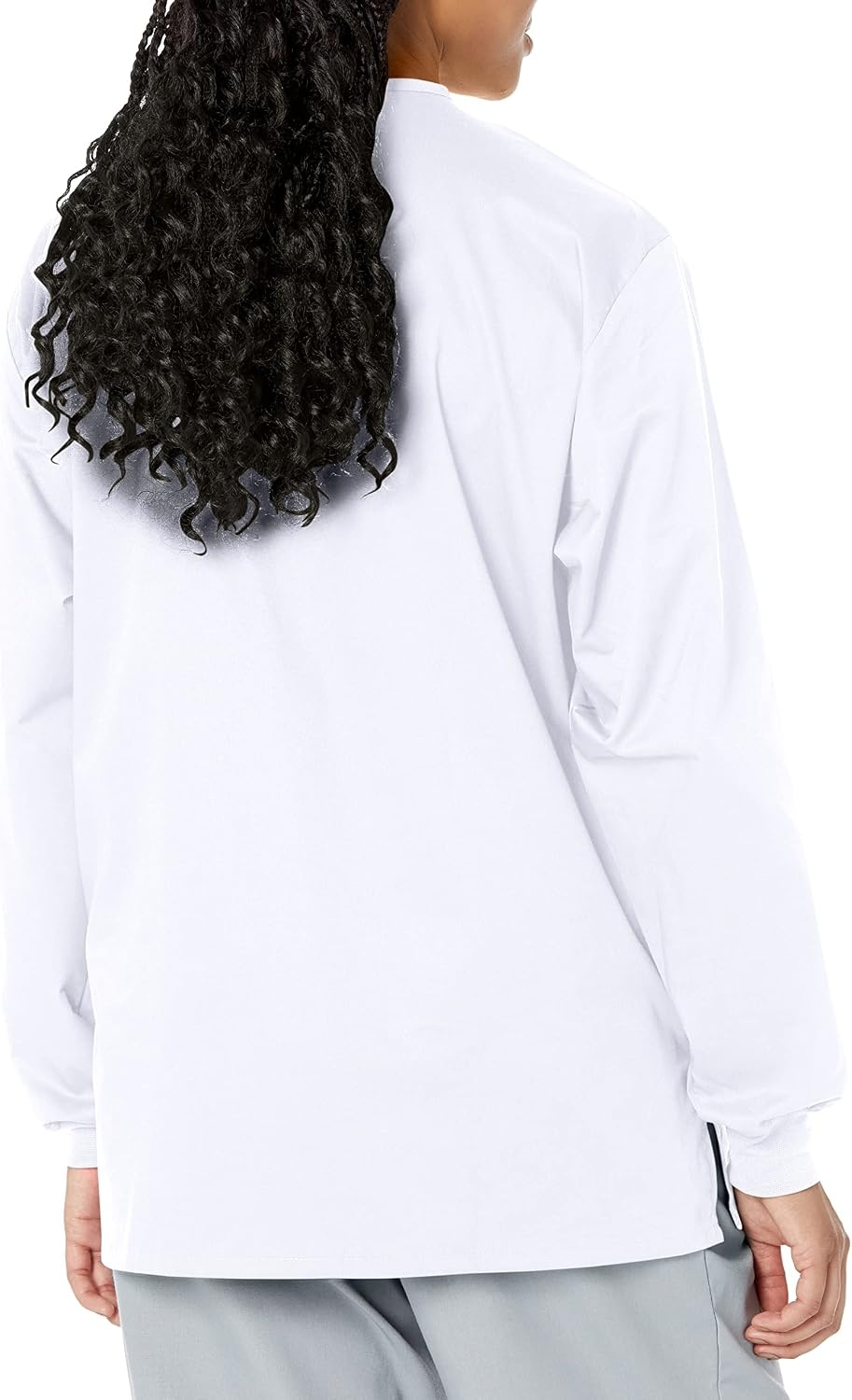 image:imageWink Unisex Adult Snap Front JacketWhite