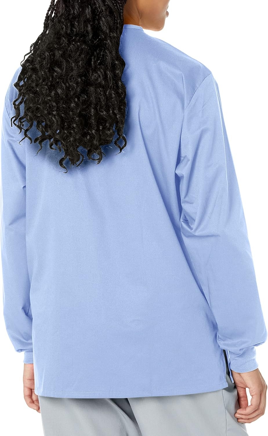 image:imageWonderWink Unisex Adult Unisex Snap Front JacketCeil Blue