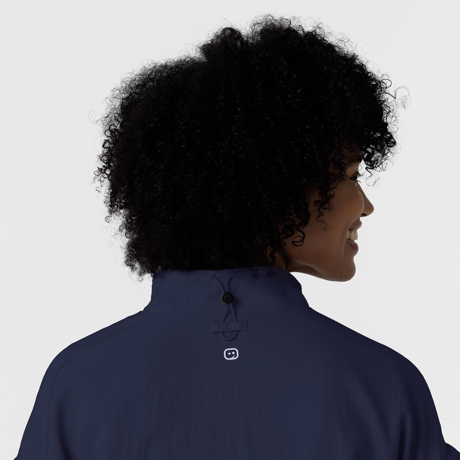 image:imageWonderWink Womens Womens Breezebreaker Scrub JacketNavy