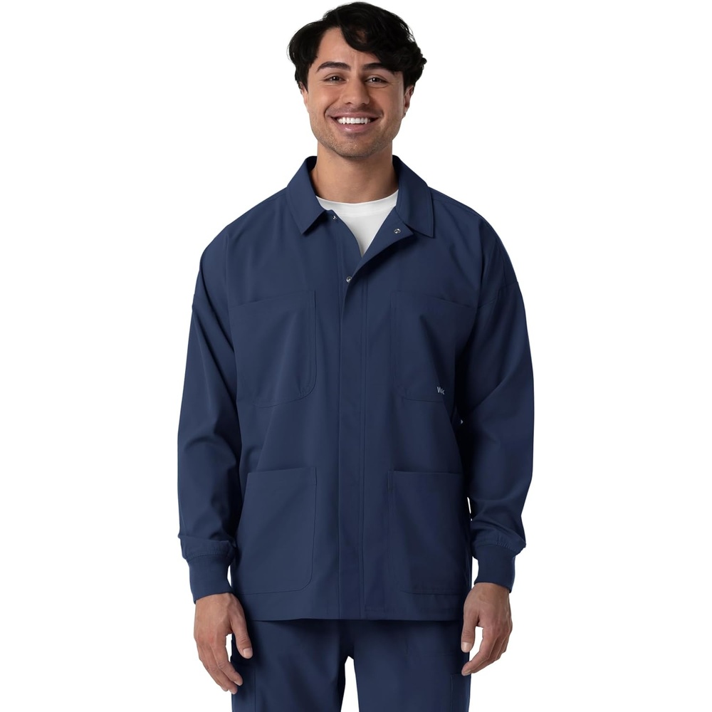image:imageWINK Boundless Mens Warm Up Scrub JacketNavy