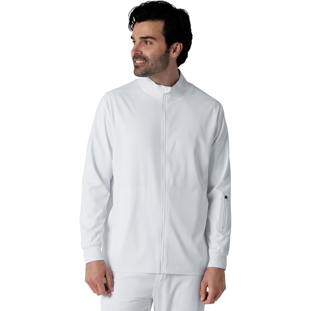 image:imageWINK Boundless Mens Warm Up Scrub JacketWhite