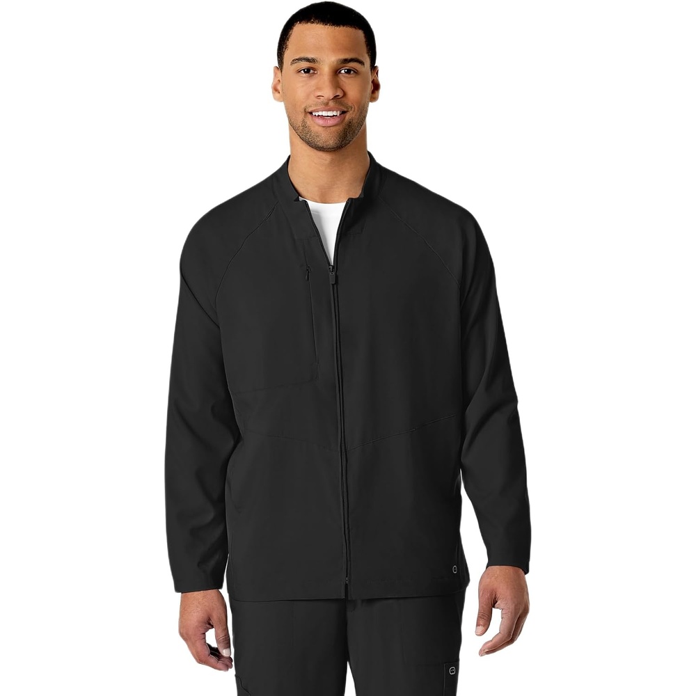 image:imageWINK W123 Mens Zip Front Warm Up JacketBlack