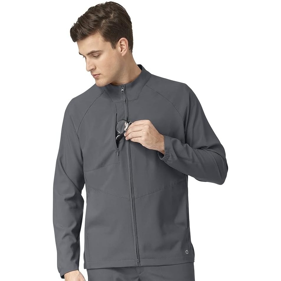 image:imageWINK W123 Mens Zip Front Warm Up JacketPewter