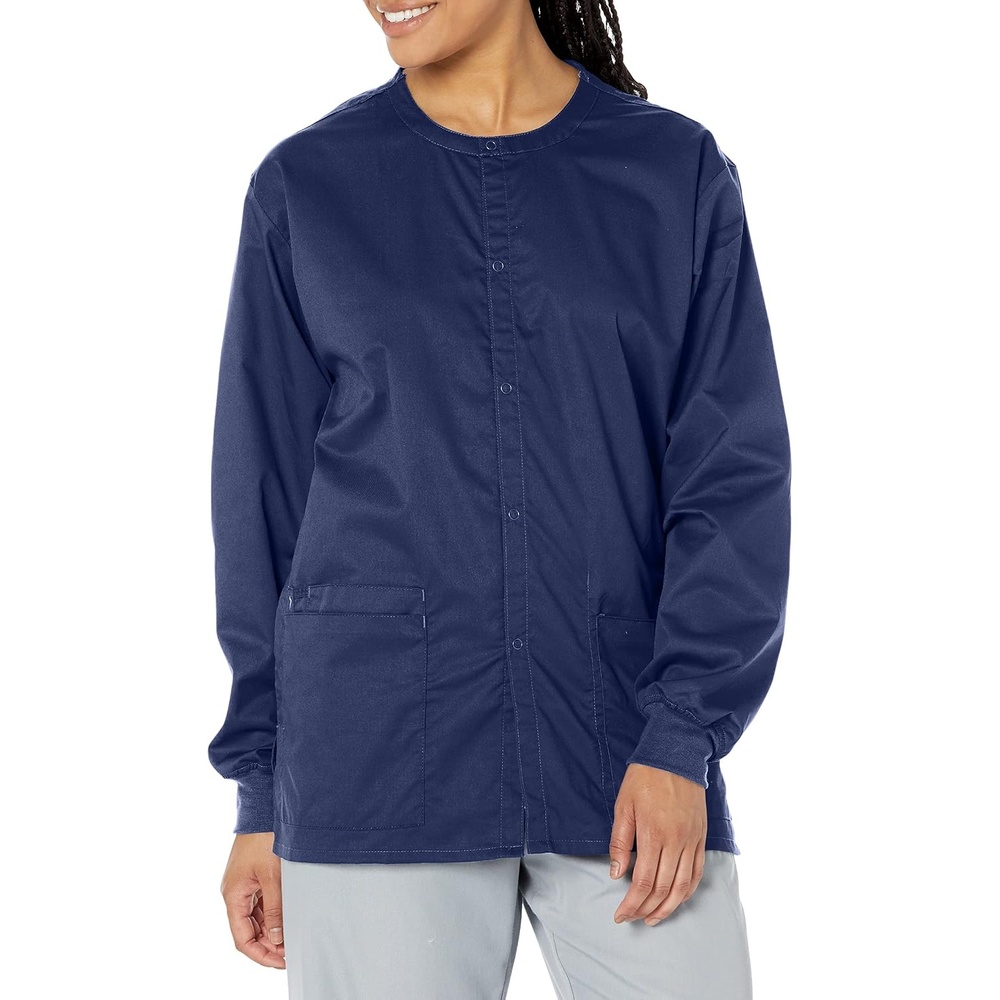image:imageWink Unisex Adult Snap Front JacketNavy