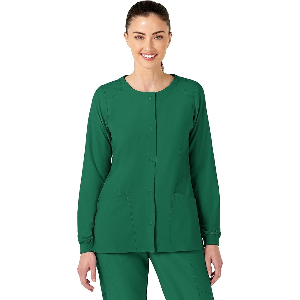 image:imageWink W123 Womens Crew Neck Warm Up JacketHunter