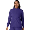 WINK Boundless Women’s Warm Up Scrub Jacket(Grape)