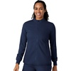 WINK Boundless Women’s Warm Up Scrub Jacket(Navy)