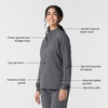 WINK Boundless Women’s Warm Up Scrub Jacket(Pewter)