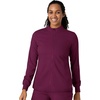 WINK Boundless Women’s Warm Up Scrub Jacket(Wine)