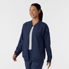 WINK Layers Women’s Bomber Scrub Jacket(Navy)