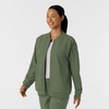 WINK Layers Women’s Bomber Scrub Jacket(Olive)