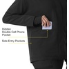 WINK Layers Women’s Germs Happen Packable Scrub Jacket(Black)