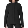 WINK Layers Women’s Germs Happen Packable Scrub Jacket(Black)