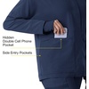 WINK Layers Women’s Germs Happen Packable Scrub Jacket(Navy)
