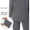 WINK Layers Women’s Germs Happen Packable Scrub Jacket(Pewter)